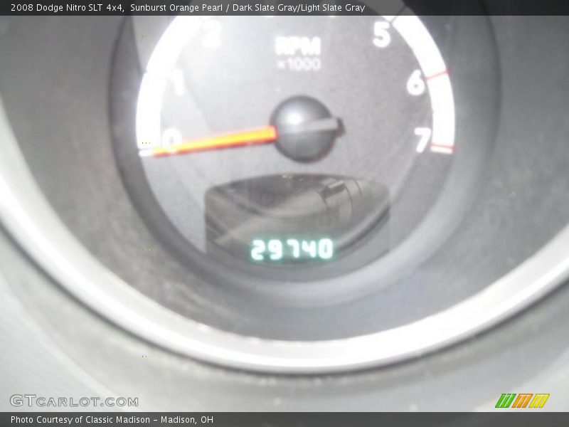 Sunburst Orange Pearl / Dark Slate Gray/Light Slate Gray 2008 Dodge Nitro SLT 4x4