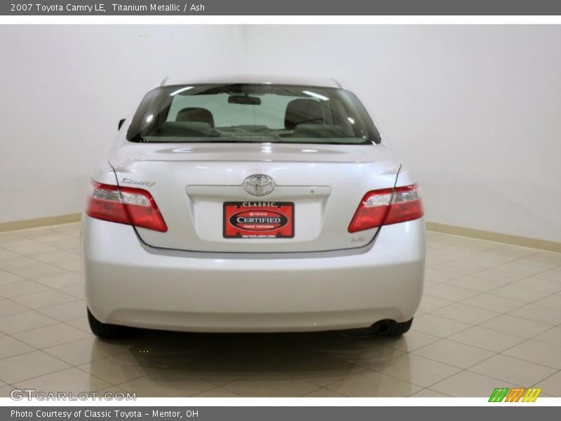 Titanium Metallic / Ash 2007 Toyota Camry LE
