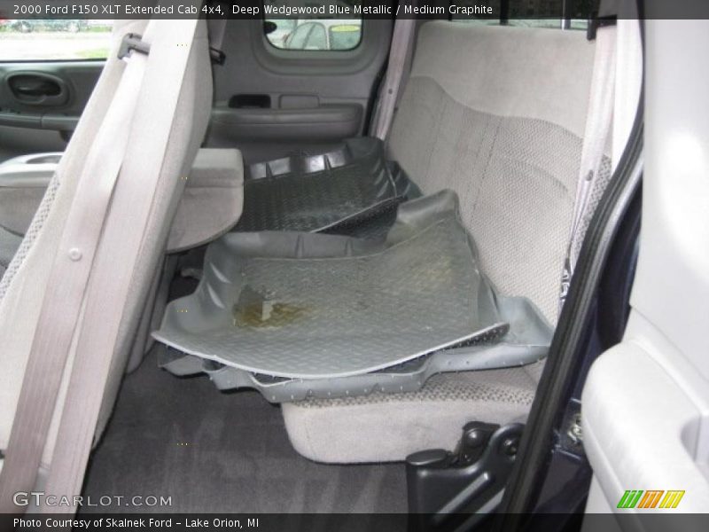 Deep Wedgewood Blue Metallic / Medium Graphite 2000 Ford F150 XLT Extended Cab 4x4