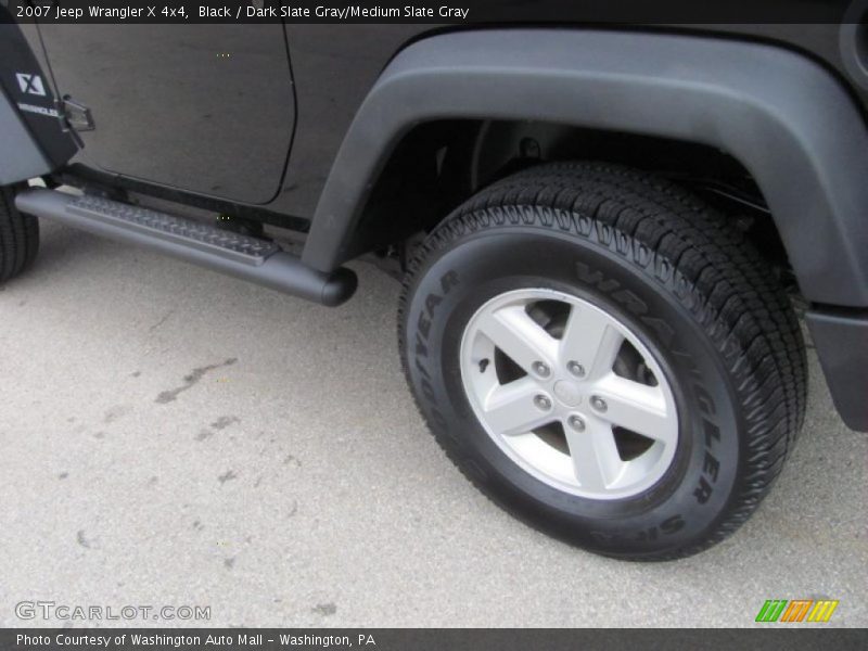 Black / Dark Slate Gray/Medium Slate Gray 2007 Jeep Wrangler X 4x4