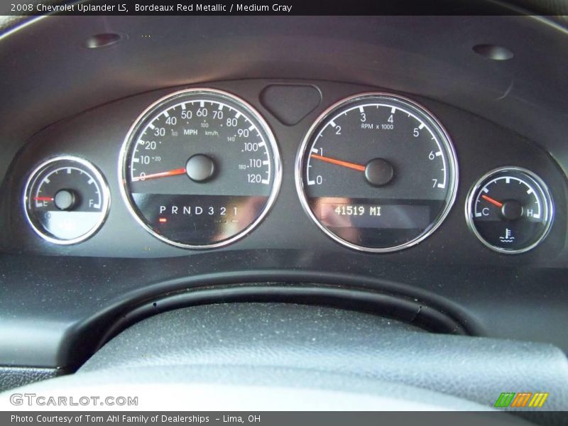 Bordeaux Red Metallic / Medium Gray 2008 Chevrolet Uplander LS