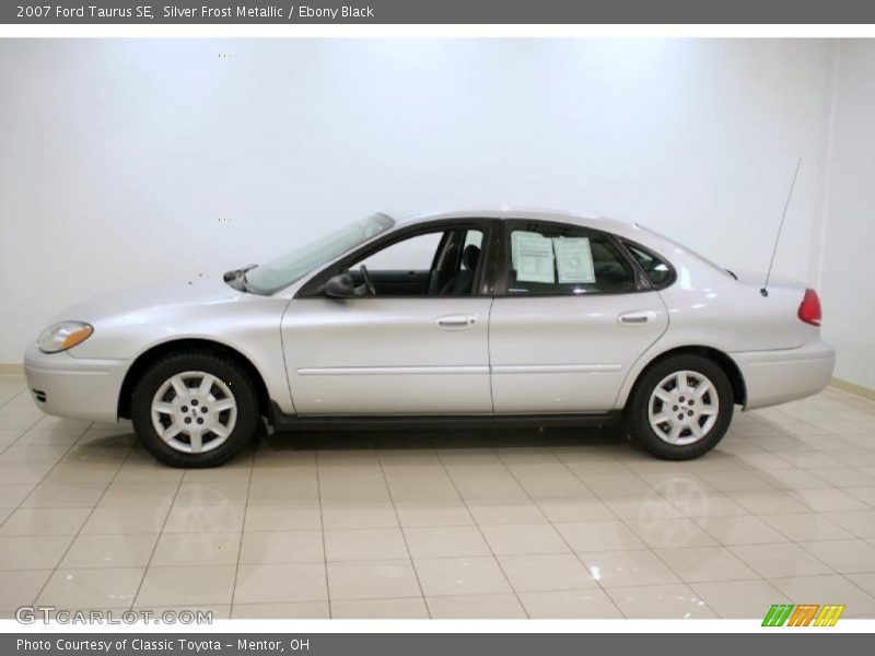 Silver Frost Metallic / Ebony Black 2007 Ford Taurus SE