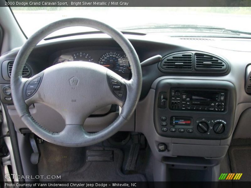 Bright Silver Metallic / Mist Gray 2000 Dodge Grand Caravan Sport