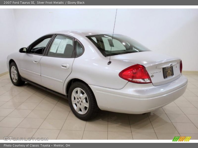 Silver Frost Metallic / Ebony Black 2007 Ford Taurus SE