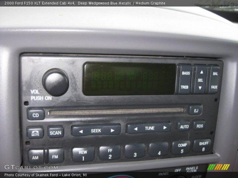 Deep Wedgewood Blue Metallic / Medium Graphite 2000 Ford F150 XLT Extended Cab 4x4