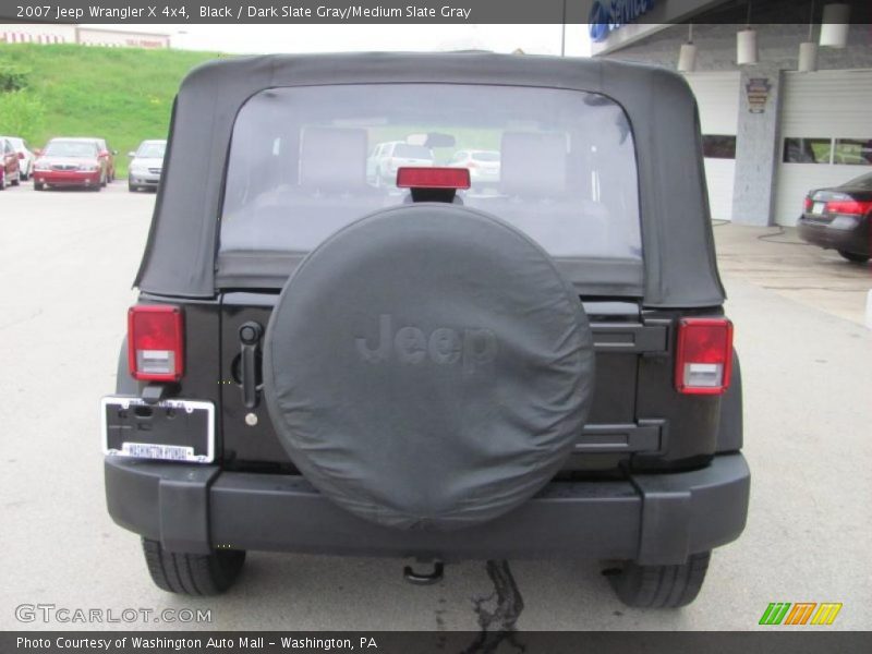 Black / Dark Slate Gray/Medium Slate Gray 2007 Jeep Wrangler X 4x4