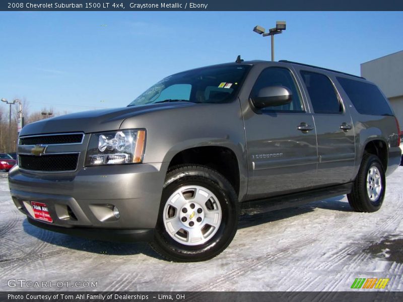 Graystone Metallic / Ebony 2008 Chevrolet Suburban 1500 LT 4x4