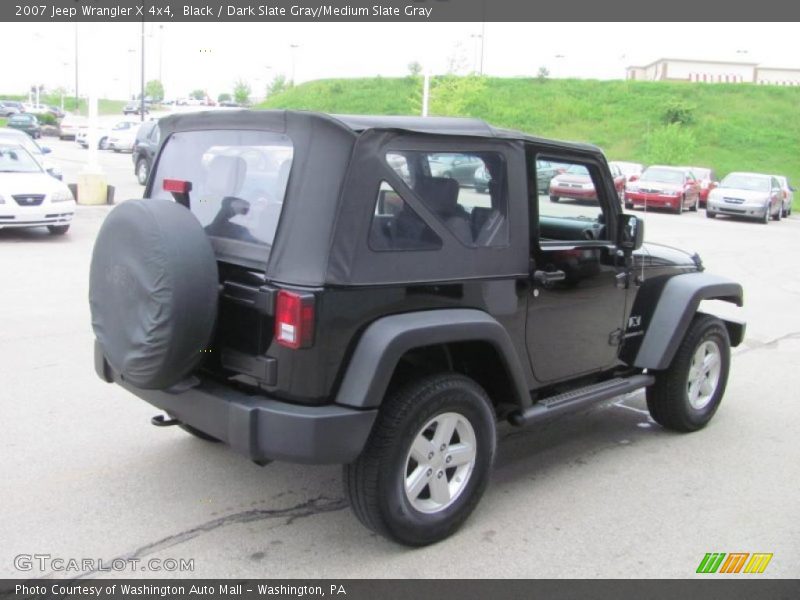 Black / Dark Slate Gray/Medium Slate Gray 2007 Jeep Wrangler X 4x4