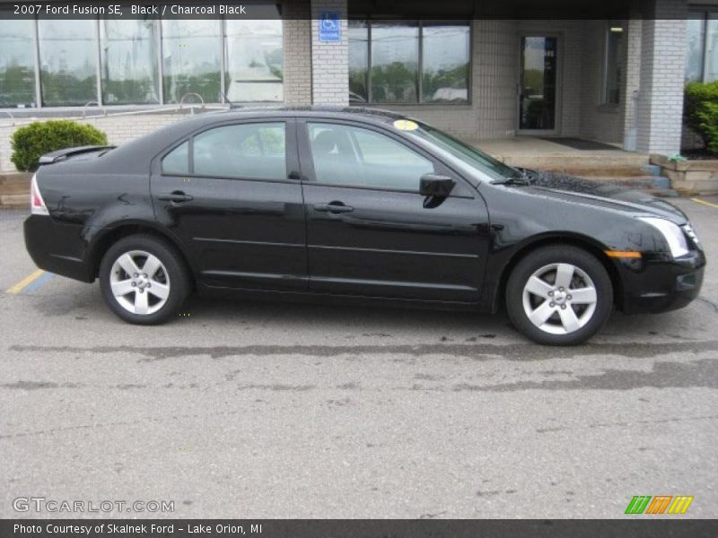 Black / Charcoal Black 2007 Ford Fusion SE