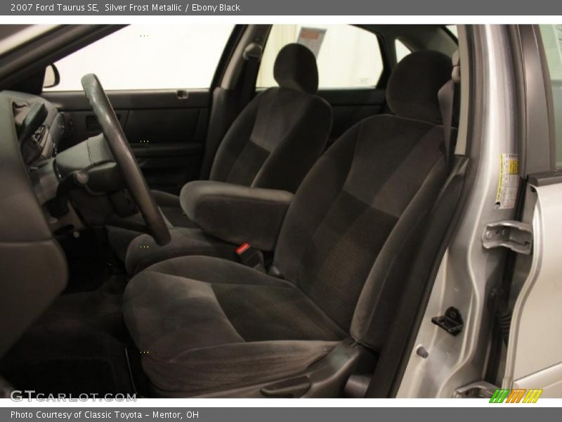 Silver Frost Metallic / Ebony Black 2007 Ford Taurus SE