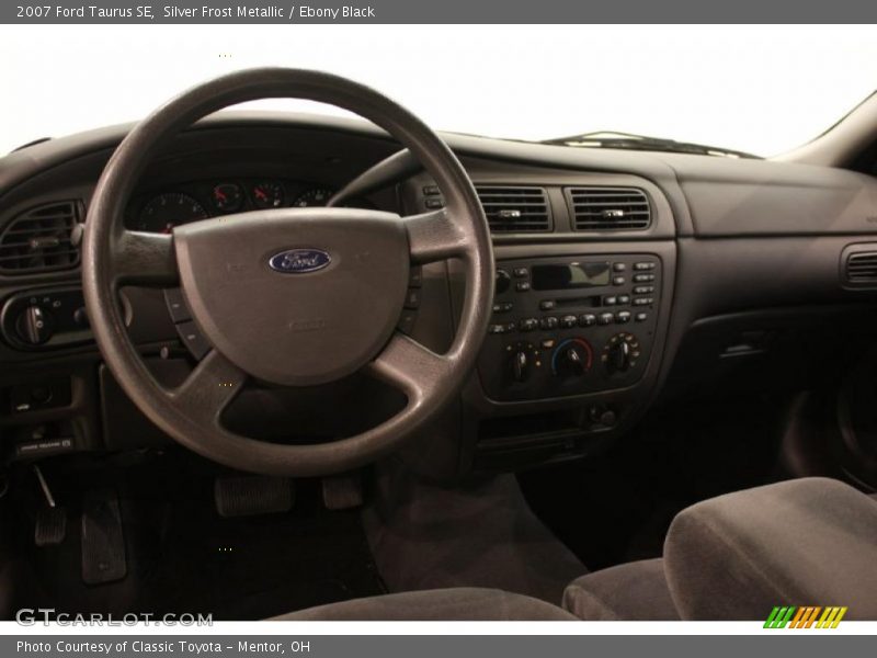 Silver Frost Metallic / Ebony Black 2007 Ford Taurus SE
