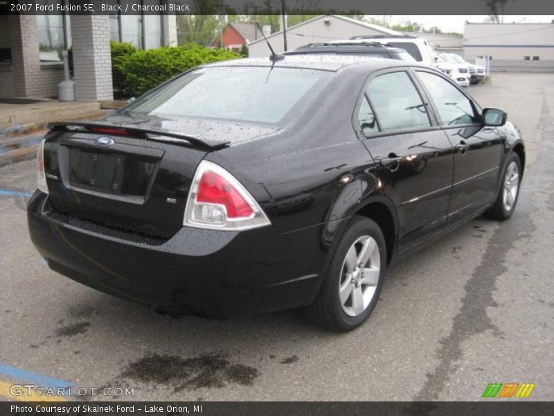 Black / Charcoal Black 2007 Ford Fusion SE