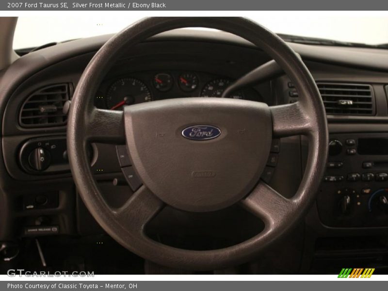 Silver Frost Metallic / Ebony Black 2007 Ford Taurus SE