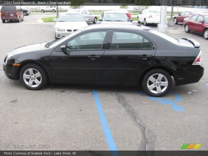 Black / Charcoal Black 2007 Ford Fusion SE
