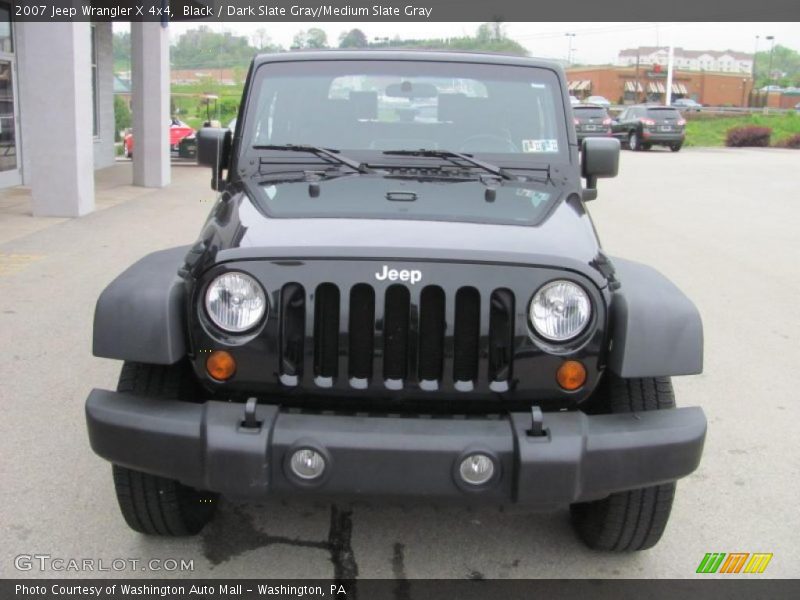 Black / Dark Slate Gray/Medium Slate Gray 2007 Jeep Wrangler X 4x4