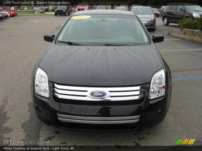 Black / Charcoal Black 2007 Ford Fusion SE