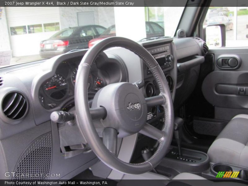Black / Dark Slate Gray/Medium Slate Gray 2007 Jeep Wrangler X 4x4