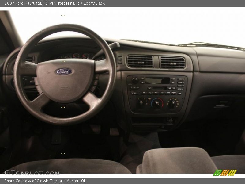 Silver Frost Metallic / Ebony Black 2007 Ford Taurus SE