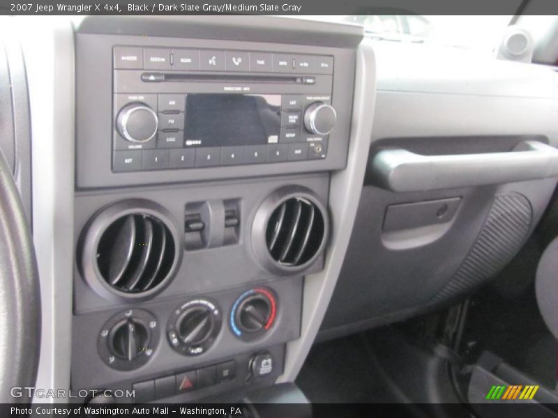 Black / Dark Slate Gray/Medium Slate Gray 2007 Jeep Wrangler X 4x4