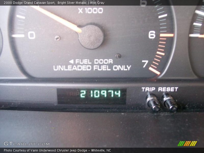 Bright Silver Metallic / Mist Gray 2000 Dodge Grand Caravan Sport