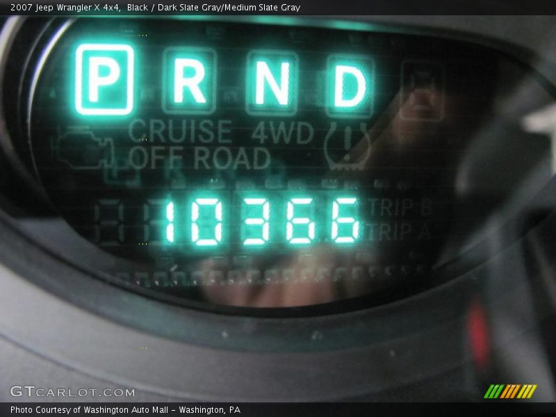 Black / Dark Slate Gray/Medium Slate Gray 2007 Jeep Wrangler X 4x4