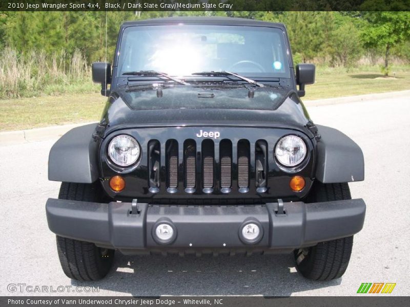 Black / Dark Slate Gray/Medium Slate Gray 2010 Jeep Wrangler Sport 4x4