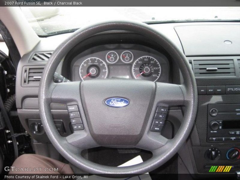 Black / Charcoal Black 2007 Ford Fusion SE