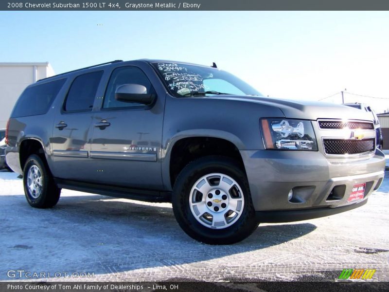Graystone Metallic / Ebony 2008 Chevrolet Suburban 1500 LT 4x4