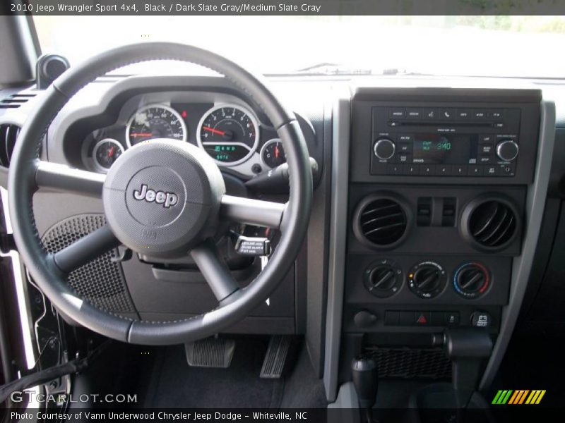 Black / Dark Slate Gray/Medium Slate Gray 2010 Jeep Wrangler Sport 4x4