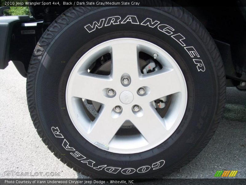Black / Dark Slate Gray/Medium Slate Gray 2010 Jeep Wrangler Sport 4x4
