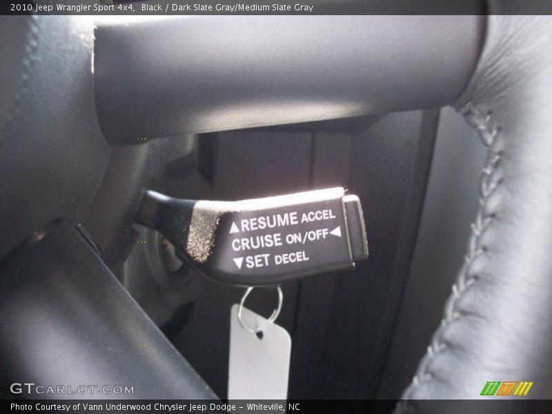 Black / Dark Slate Gray/Medium Slate Gray 2010 Jeep Wrangler Sport 4x4