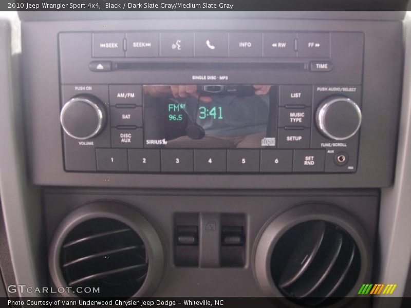 Black / Dark Slate Gray/Medium Slate Gray 2010 Jeep Wrangler Sport 4x4