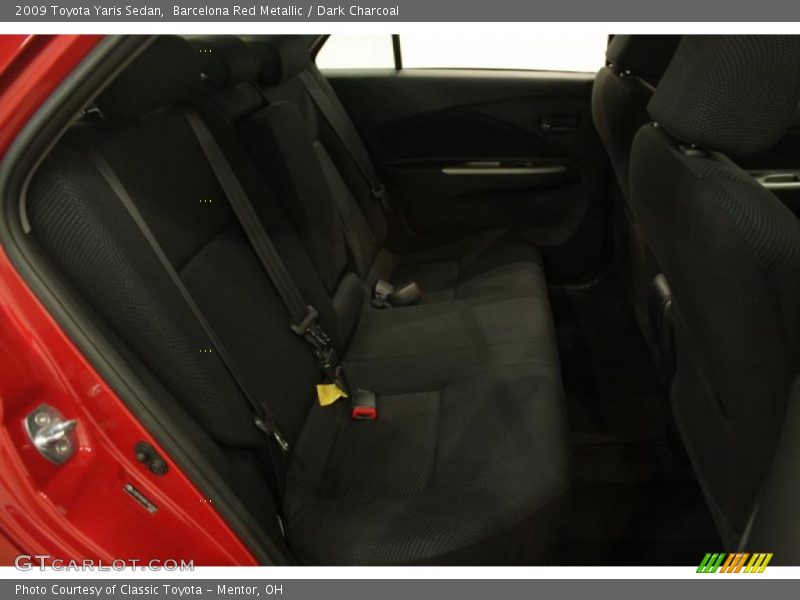 Barcelona Red Metallic / Dark Charcoal 2009 Toyota Yaris Sedan