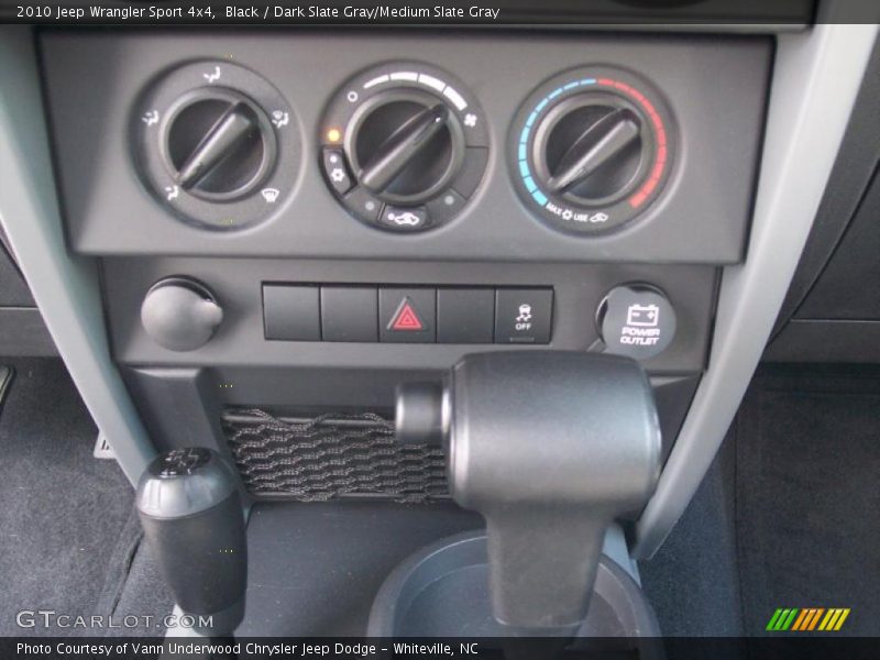 Black / Dark Slate Gray/Medium Slate Gray 2010 Jeep Wrangler Sport 4x4