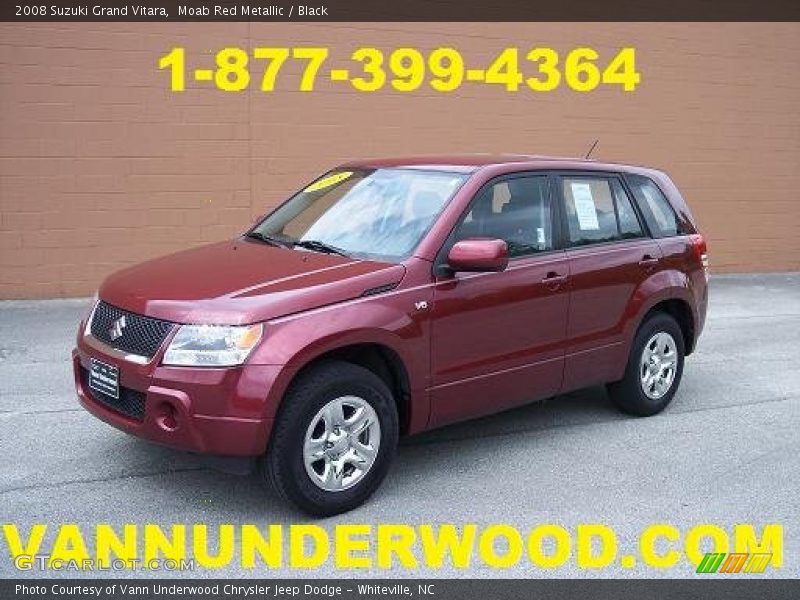 Moab Red Metallic / Black 2008 Suzuki Grand Vitara