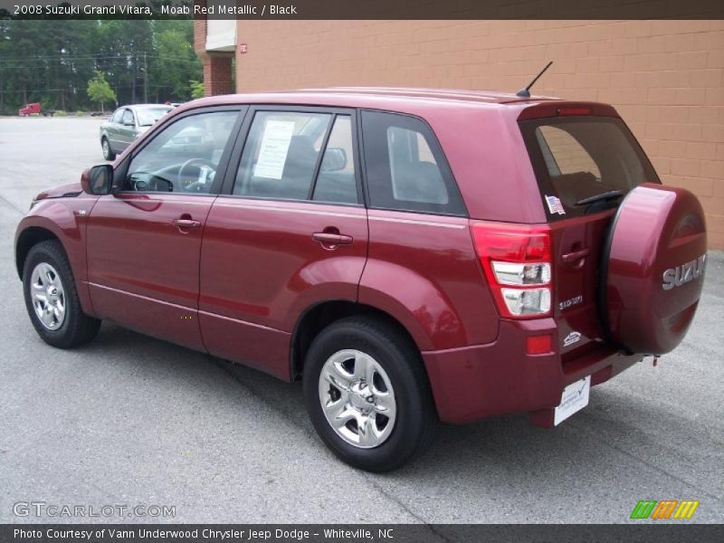 Moab Red Metallic / Black 2008 Suzuki Grand Vitara