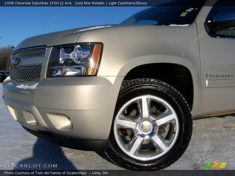 Gold Mist Metallic / Light Cashmere/Ebony 2008 Chevrolet Suburban 1500 LS 4x4