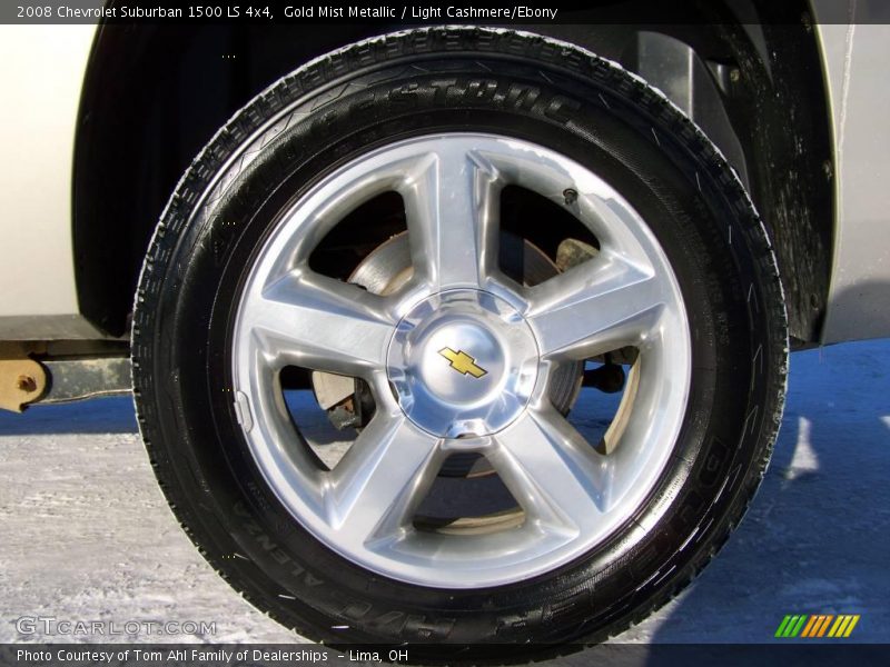 Gold Mist Metallic / Light Cashmere/Ebony 2008 Chevrolet Suburban 1500 LS 4x4