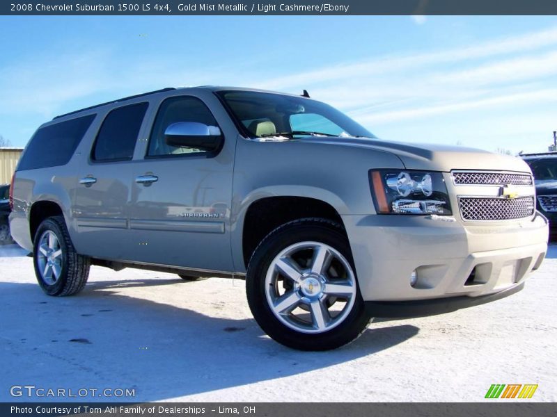 Gold Mist Metallic / Light Cashmere/Ebony 2008 Chevrolet Suburban 1500 LS 4x4