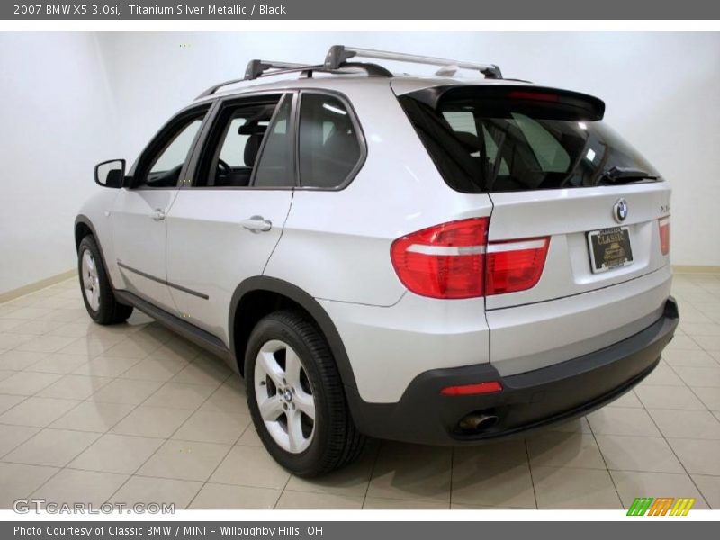 Titanium Silver Metallic / Black 2007 BMW X5 3.0si
