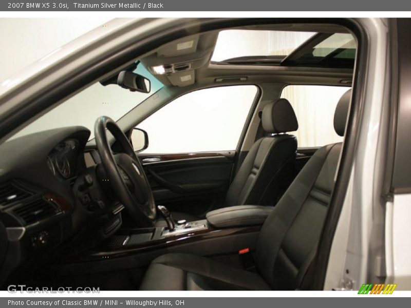 Titanium Silver Metallic / Black 2007 BMW X5 3.0si