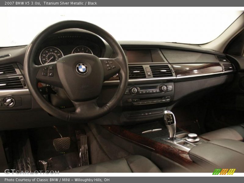 Titanium Silver Metallic / Black 2007 BMW X5 3.0si