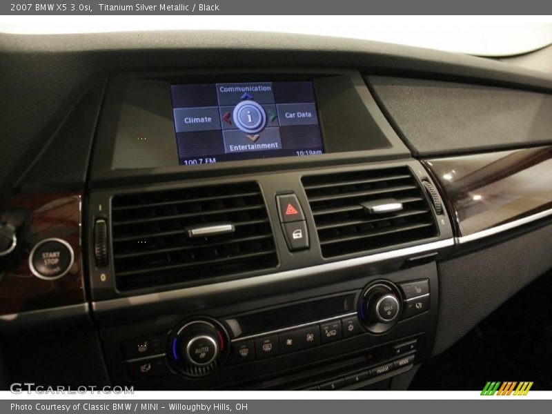 Titanium Silver Metallic / Black 2007 BMW X5 3.0si