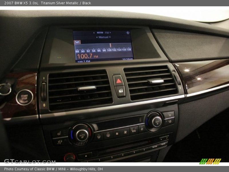 Titanium Silver Metallic / Black 2007 BMW X5 3.0si