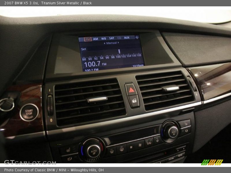Titanium Silver Metallic / Black 2007 BMW X5 3.0si