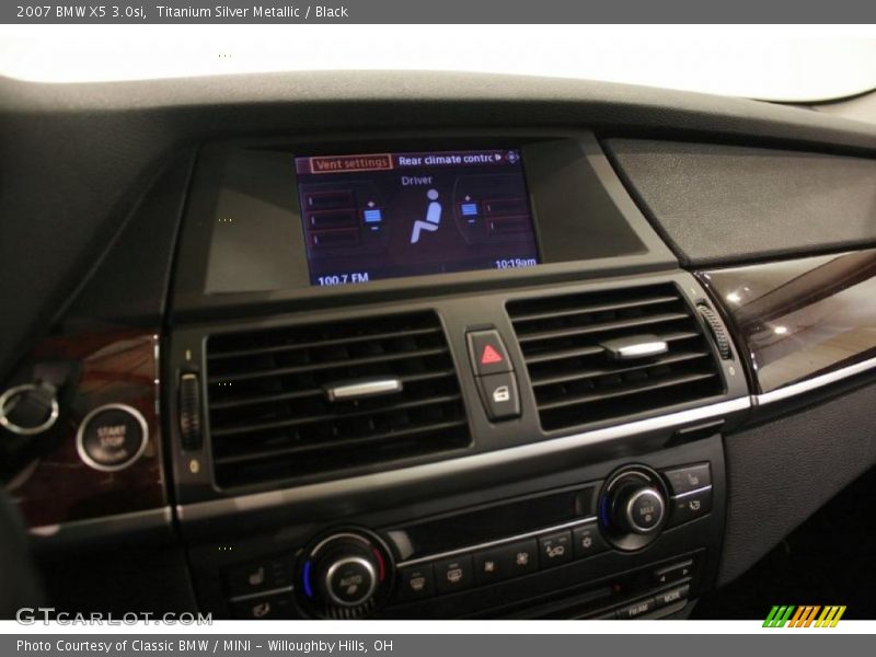 Titanium Silver Metallic / Black 2007 BMW X5 3.0si
