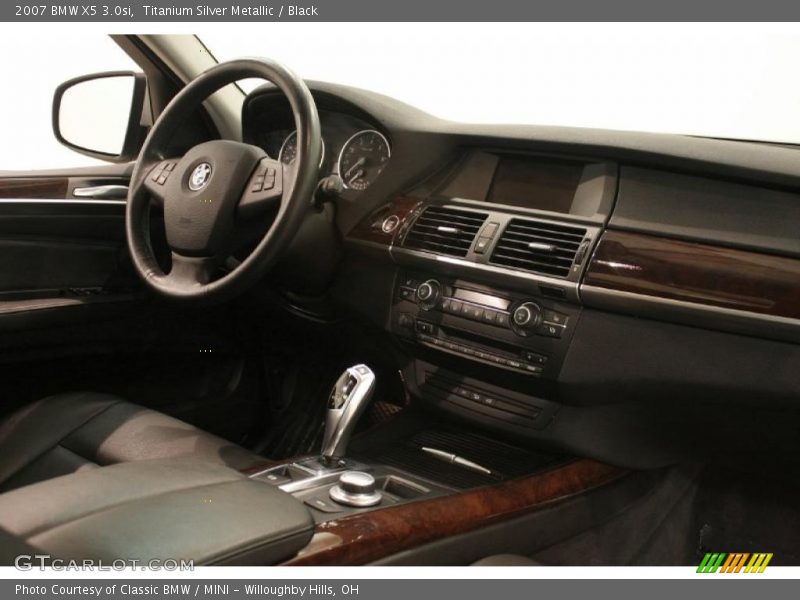 Titanium Silver Metallic / Black 2007 BMW X5 3.0si