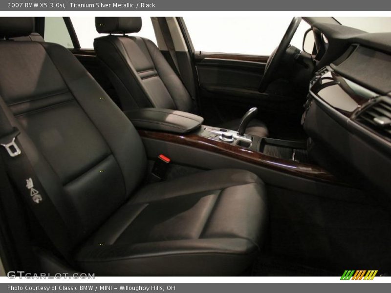 Titanium Silver Metallic / Black 2007 BMW X5 3.0si