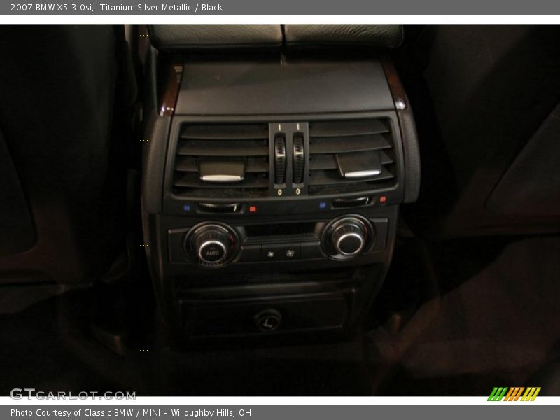 Titanium Silver Metallic / Black 2007 BMW X5 3.0si