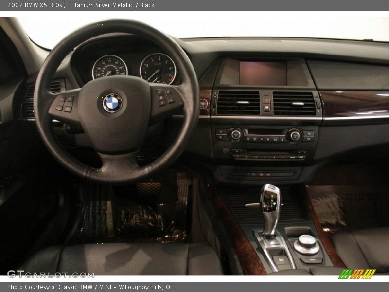Titanium Silver Metallic / Black 2007 BMW X5 3.0si